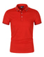 cheap Classic Polo-Men&#039;s Polo Shirt Golf Shirt Outdoor Casual Polo Collar Ribbed Polo Collar Short Sleeve Classic Striped Button Front Button-Down Summer Regular Fit Sea Blue Black White Pink Red Blue Polo Shirt