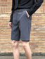voordelige chinoshort voor heren-Voor heren Chino Short korte broek Zak Stijlvol Chique en modern Casual Dagelijks Micro-elastisch Comfort Ademend Effen Kleur Medium Taille Wit Zwart blauw 27 28 29