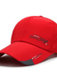 billige Hatter til herrer-Hatt Baseballcaps Herre Rød Navyblå Beige utendørs Daglig Trykt mønster Bokstaver Bærbar Pustende