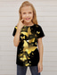 cheap Girl&#039;s 3D Vision &amp; Shining-Girls&#039; 3D Animal Butterfly T shirt Short Sleeve 3D Print Summer Spring Active Fashion Cute Kids 3-12 Years Outdoor Daily Indoor Regular Fit