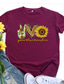 Χαμηλού Κόστους Γυναικεία T-Shirts-γυναίκες ειρήνη αγάπη ηλιοφάνεια μπλουζάκι αστείο γραφικό πουκάμισο γράμμα τυπωμένο κοντομάνικο χαριτωμένο αιτιολογικό κορυφές, χρώμα3, μέσο