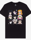 cheap Men&#039;s Casual T-shirts-Inspired by Demon Slayer: Kimetsu no Yaiba Hashira T-shirt Cartoon 100% Polyester Anime Harajuku Graphic Kawaii T-shirt For Men&#039;s / Women&#039;s / Couple&#039;s
