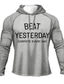 cheap Graphic Hoodies-Men&#039;s Hoodie Sweatshirt Hoodie Print Streetwear Designer Casual Winter Graphic Letter Green Blue Pink Yellow Gray Print Hooded Sports &amp; Outdoor Casual Daily Long Sleeve Clothing Clothes Slim