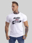 cheap Men&#039;s Casual T-shirts-Men&#039;s T shirt Tee Summer Short Sleeve Graphic Patterned Letter Hot Stamping Crew Neck Casual Daily Print Clothing Clothes Lightweight Casual Fashion White Black Army Green