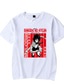 billige Casual T-shirts til mænd-Inspireret af Angreb på Titan Levi·Ackerman Cosplay kostume T-shirt 100% Polyester Mønster Harajuku Grafisk Kawaii T恤衫 Til Herre / Dame / Par