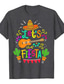 preiswerte Lässige T-Shirts für Herren-Inspiriert von Cinco de Mayo Fiesta Gitarren-Kaktus T-Shirt-Ärmel Fitness-Top 100% Polyester Muster Mexikaner Komisch T-shirt Für Herren / Damen / Paar