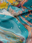 Недорогие 3d поло-Муж. Футболка-поло Рубашка для гольфа 3D печать Графические принты Отложной Повседневные Праздники Молния С короткими рукавами Верхушки На каждый день Мода Удобный Спорт Цвет радуги