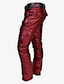 abordables Pantalones cargo-Hombre Pantalones Pantalones de cuero Pantalones casuales Multi bolsillo Color sólido Motocicleta Ropa de calle Cuero sintético Moda Negro Rojo