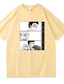 رخيصةأون قمصان رجالية عادية-مستوحاة من تلبيس حبيبي مارين كيتاجاوا تي شيرت كرتون 100 ٪ بوليستر انيمشن المتناثرة الرسوم البيانية كاواي T-skjorte من أجل رجالي / نسائي / الزوجين