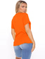 baratos T-Shirts de mulher-Mulheres Casual Para Noite Camiseta Gráfico Manga Curta Imprimir Decote Redondo Básico Blusas 100% Algodão Verde Branco Preto S