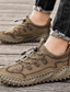 abordables Zapatillas de hombre-Hombre Zapatillas de deporte Zapatos de taco bajo y Slip-On Casual Diario Zapatos de Paseo Malla Negro Marrón Beige Primavera Verano