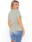 Χαμηλού Κόστους Γυναικεία T-Shirts-Γυναικεία Causal Εξόδου Μπλουζάκι Γραφική Κοντομάνικο Στάμπα Στρογγυλή Λαιμόκοψη Βασικό Άριστος 100% Βαμβάκι Πράσινο του τριφυλλιού Λευκό Μαύρο Τ