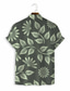 abordables Camisas hawaianas-Hombre Camisa camisa hawaiana Print Graphic Hawaiian Aloha Diseño Cuello Vuelto Casual Diario Impresión 3D Manga Corta Tops Design Casual Moda Clásico Gris