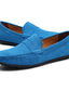 billiga Slip-ons och loafers till herrar-Herr Skor Loafers &amp; Slip-Ons Mocka Ledigt Komfort Solid färg Gummi Vår Sommar