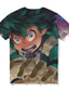 abordables Camisetas de mujer-Inspirado por Mi héroe academia Cobija T-Shirt Dibujos 100% Poliéster Anime Harajuku Gráfico Kawaii Camiseta Para Hombre / Mujer / Pareja