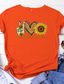 halpa Naisten T-paidat-naiset rauha rakkaus auringonpaiste t -paita hauska graafinen paita kirjain painettu lyhythihainen söpö syy -topit, väri3, keskikokoinen