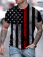 Χαμηλού Κόστους Ανδρικά 3D T-shirts-Ανδρικά Μπλουζάκι Υψηλής Ποιότητας Ελαφριά Καθημερινό Καλοκαίρι Κοντομάνικο Μαύρο / Άσπρο Μαύρο / Γκρι Μαύρο Κίτρινο Γραφική Εθνική Σημαία Στάμπα Στρογγυλή Ψηλή Λαιμόκοψη Causal Καθημερινά 3D εκτύπωση