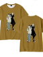 abordables Camisetas casuales de hombre-Inspirado por Vengadores de tokio Draken Mikey T-Shirt Dibujos 100% Poliéster Anime Harajuku Gráfico Kawaii Camiseta Para Hombre / Mujer / Pareja