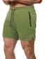 tanie Spodnie dresowe-Męskie Codzienny Athleisure Aktywny Szorty Szorty treningowe Rozcięcie Zamek Niejednolita całość Krótki Spodnie Sporty na świeżym powietrzu Codzienny Jednokolorowe Oddychający Szybkie wysychanie