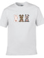 preiswerte Lässige T-Shirts für Herren-Inspiriert von Ostern-Kostüm 兔子款 T-Shirt-Ärmel Zeichentrick 100% Polyester Anime Harajuku Grafik Kawaii T-shirt Für Herren / Damen / Paar