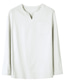 Χαμηλού Κόστους ανδρικά πουκάμισα casual-Ανδρικά λινό πουκάμισο Casual πουκάμισο Συμπαγές Χρώμα Λαιμόκοψη V Μαύρο Λευκό Ανθισμένο Ροζ Ρουμπίνι Βαθυγάλαζο ΕΞΩΤΕΡΙΚΟΥ ΧΩΡΟΥ Δρόμος Μακρυμάνικο Ρούχα Κλασσικό Άνετο