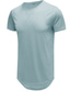 levne pánské henley košile-pánské tričko tričko tričko rukáv basic kulatý výstřih tenký letní černá modrá šedá růžová hnědá