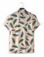 cheap Men&#039;s Printed Shirts-Men&#039;s Shirt Summer Hawaiian Shirt Summer Shirt Graphic Hawaiian Aloha Design Turndown Beige Print Casual Daily Short Sleeve 3D Print Clothing Apparel Fashion Designer Casual Classic