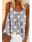 cheap Tank Tops &amp; Camis-Women&#039;s Camisole Blouse Designer Summer Sleeveless Graphic Daisy U Neck Daily Going out Print Clothing Clothes Designer Boho Black Gray Pink