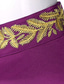 olcso Alkalmi ingek-férfi szmoking ingek levelek állvány gallér parti utca hímzett legombolható hosszú ujjú felsők divat légáteresztő kényelmes zöld lila borparti esküvő