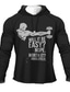 cheap Graphic Hoodies-Men&#039;s Hoodie Sweatshirt Hoodie Print Streetwear Designer Casual Winter Graphic Letter Muscle Green Gray Black Print Hooded Sports &amp; Outdoor Casual Daily Long Sleeve Clothing Clothes Slim