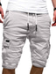 cheap Cargo Shorts-Men&#039;s Basic Shorts Cargo Shorts Drawstring Knee Length Pants Daily Weekend Inelastic Chinese Style Outdoor Mid Waist White Black Blue Wine Army Green S M L XL 2XL