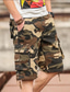 abordables Shorts Cargo-Shorts pour hommes cargo camo coupe décontractée grande et grande salopette extérieure multi-poches coton shorts décontractés pantalons