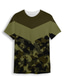 ieftine Tricouri 3D Bărbați-Bărbați Tricou Designer Casual Modă Vară Manșon scurt Verde Militar Grafic camuflaj Imprimeu Stil Nautic Casual Zilnic Imprimeu Îmbrăcăminte Îmbrăcăminte Designer Casual Modă