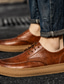 abordables Chaussures Sans Lacets &amp; Mocassins Homme-Homme Mocassins et Slip-Ons Casual Confort Couleur Pleine Marche Cuir L&#039;autume Printemps Chaussures