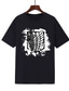 preiswerte Lässige T-Shirts für Herren-Inspiriert von Angriff auf Titan Eren Jäger T-Shirt-Ärmel Zeichentrick 100% Polyester Anime Harajuku Grafik Kawaii T-shirt Für Herren / Damen / Paar