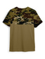 billige 3D-herreskjorter-Herre T-shirt Designer Sommer Kortærmet Grafisk camouflage Trykt mønster Rund hals Afslappet Daglig Trykt mønster Tøj Tøj Designer Afslappet Mode militærgrøn