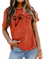 abordables T-shirts Femme-t-shirt femme basique imprimé basique basique col rond t-shirt manches stard été pois vert bleu blanc rose foncé orange
