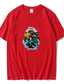 billige Casual T-skjorter for menn-Inspirert av Demon slakter Kamado Tanjirou Cosplay kostyme T-skjorte Terylene Grafiske trykk Printer T-Trøye Til Herre / Dame