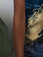 お買い得  レディースＴシャツ-女性用 Tシャツ デザイナー 3Dプリント グラフィック 幾何学模様 デザイン 半袖 ラウンドネック カジュアル プリント 服装 デザイナー ベーシック ブルー