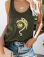 cheap Tank Tops &amp; Camis-live by the sun love by the moon tank top women funny moon and sun graphic sleeveless tee shirts gray