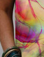 billige T-shirts til kvinde-Dame T-shirt Designer 3D-udskrivning Grafisk Design Kortærmet Rund hals Daglig Trykt mønster Tøj Tøj Designer Basale Grøn Blå Lilla