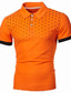 cheap Classic Polo-Men&#039;s Polo Shirt Golf Shirt Tennis Shirt Basic Streetwear Short Sleeve Black Blue Wine Orange Light gray Dark Gray Graphic Polka Dot Plus Size Collar Shirt Collar Work Daily Print Clothing Clothes