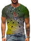 cheap Men&#039;s 3D T-shirts-Men&#039;s T shirt Tee Designer Summer Short Sleeve Graphic Spider Print Crew Neck Street Daily Print Clothing Clothes Designer Casual Big and Tall Green Gray Brown