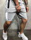 preiswerte Chino Bermuda Shorts-Herren Sportliche Shorts Aktive Shorts Sweatshorts Kurze Hose Tasche Kordelzug Einfarbig Komfort tragbar Knielänge Outdoor Täglich Strassenmode Casual Schwarz Rote Mikro-elastisch