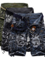 billige Cargoshorts-Herre Basale Militær Shorts Shorts med lommer Knælængde Bukser Daglig camouflage Medium Talje Blå militærgrøn Mørkegrå 29 30 31 32 34