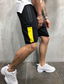 preiswerte Chino Bermuda Shorts-Herren Sportliche Shorts Aktive Shorts Sweatshorts Kurze Hose Tasche Kordelzug Einfarbig Komfort tragbar Knielänge Outdoor Täglich Strassenmode Casual Schwarz Rote Mikro-elastisch