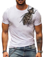 ieftine Tricouri 3D Bărbați-Bărbați Unisex Tricou Imprimeu Grafic Insecte Stil Nautic Gri Deschis Maro Gri Negru Tipărire 3D În aer liber Stradă Manșon scurt Imprimeu Îmbrăcăminte Sport Designer Casual Mare si inalt / Vară