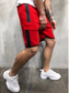 billige chino-shorts for menn-Herre Atletisk shorts Aktiv shorts Svette shorts Lomme Snorer Ensfarget Komfort Anvendelig Knelengde utendørs Daglig Gatemote Fritid Svart Rød Mikroelastisk