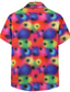cheap Men&#039;s Printed Shirts-Men&#039;s Shirt Geometric Classic Collar Holiday Beach Print Tops Casual Tropical Red / Summer / Summer