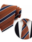 abordables Cravates &amp; noeuds papillons-Homme Cravate Cravates Travail Mariage Gentleman Style formel Style moderne Classique Mode Rayé Formel Entreprise robe ceremonie
